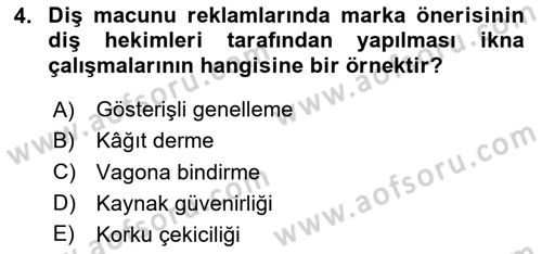 İletişim Kuramları Dersi 2024 - 2025 Yılı Yaz Okulu Sınav Soruları 4. Soru