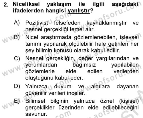 İletişim Kuramları Dersi 2025 - 2026 Yılı Yaz Okulu Sınav Soruları 2. Soru