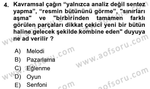 Stratejik İletişim Dersi 2015 - 2016 Yılı (Final) Dönem Sonu Sınav Soruları 4. Soru