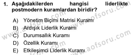 Stratejik İletişim Dersi 2017 - 2018 Yılı (Vize) Ara Sınav Soruları 1. Soru