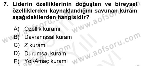 Stratejik İletişim Dersi 2017 - 2018 Yılı (Vize) Ara Sınav Soruları 7. Soru