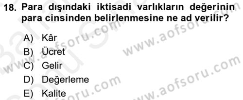 Stratejik İletişim Dersi 2018 - 2019 Yılı (Final) Dönem Sonu Sınav Soruları 18. Soru