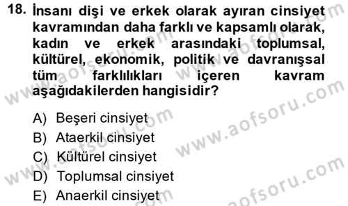 Etkili İletişim Teknikleri Dersi 2014 - 2015 Yılı (Vize) Ara Sınav Soruları 18. Soru