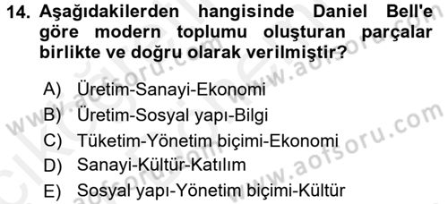 Etkili İletişim Teknikleri Dersi 2015 - 2016 Yılı (Vize) Ara Sınav Soruları 14. Soru