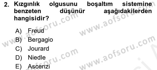 Etkili İletişim Teknikleri Dersi 2015 - 2016 Yılı (Vize) Ara Sınav Soruları 2. Soru