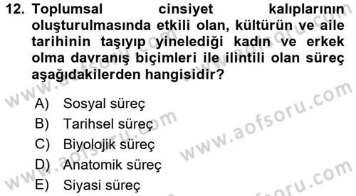 Etkili İletişim Teknikleri Dersi 2016 - 2017 Yılı (Vize) Ara Sınav Soruları 12. Soru