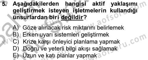 Kriz İletişimi Ve Yönetimi Dersi 2012 - 2013 Yılı (Final) Dönem Sonu Sınav Soruları 5. Soru