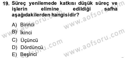 Kriz İletişimi Ve Yönetimi Dersi 2013 - 2014 Yılı (Vize) Ara Sınav Soruları 19. Soru