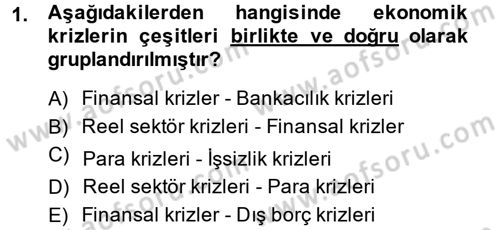 Kriz İletişimi Ve Yönetimi Dersi 2014 - 2015 Yılı (Final) Dönem Sonu Sınav Soruları 1. Soru