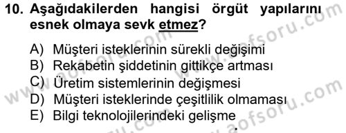 Kriz İletişimi Ve Yönetimi Dersi 2014 - 2015 Yılı Tek Ders Sınav Soruları 10. Soru