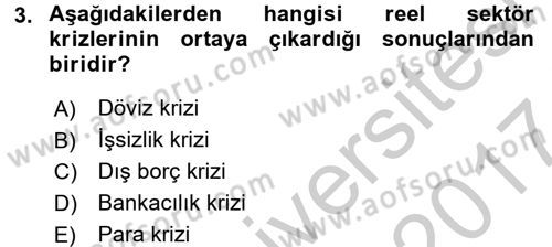 Kriz İletişimi Ve Yönetimi Dersi 2016 - 2017 Yılı (Vize) Ara Sınavı 3. Soru