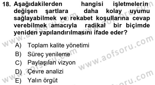 Kriz İletişimi Ve Yönetimi Dersi 2017 - 2018 Yılı (Vize) Ara Sınav Soruları 18. Soru
