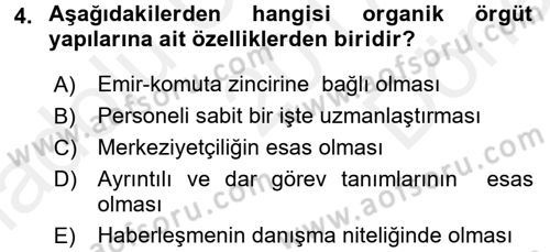 Kriz İletişimi Ve Yönetimi Dersi 2017 - 2018 Yılı (Final) Dönem Sonu Sınav Soruları 4. Soru