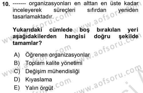 Kriz İletişimi Ve Yönetimi Dersi 2018 - 2019 Yılı 3 Ders Sınav Soruları 10. Soru