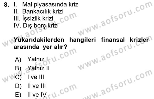 Kriz İletişimi Ve Yönetimi Dersi 2018 - 2019 Yılı (Vize) Ara Sınav Soruları 8. Soru