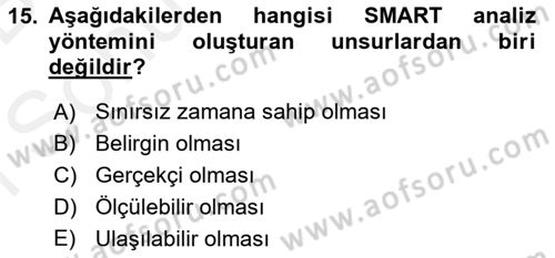 Kriz İletişimi Ve Yönetimi Dersi 2018 - 2019 Yılı (Final) Dönem Sonu Sınav Soruları 15. Soru