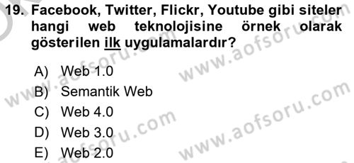 Kriz İletişimi Ve Yönetimi Dersi 2018 - 2019 Yılı Yaz Okulu Sınav Soruları 19. Soru