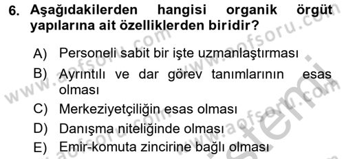 Kriz İletişimi Ve Yönetimi Dersi 2018 - 2019 Yılı Yaz Okulu Sınav Soruları 6. Soru