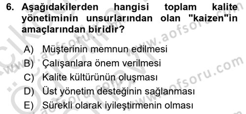 Kriz İletişimi Ve Yönetimi Dersi 2020 - 2021 Yılı Yaz Okulu Sınav Soruları 6. Soru