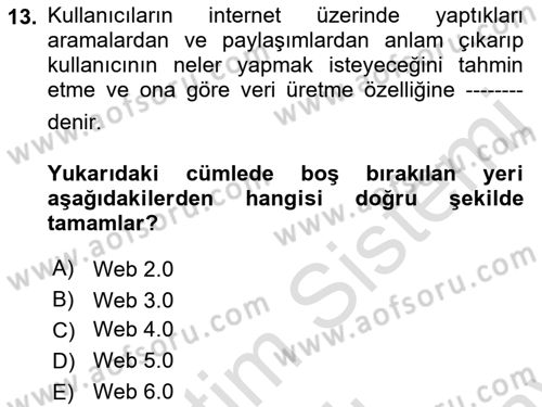 Kriz İletişimi Ve Yönetimi Dersi 2021 - 2022 Yılı (Final) Dönem Sonu Sınav Soruları 13. Soru
