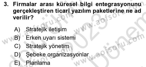 Kriz İletişimi Ve Yönetimi Dersi 2023 - 2024 Yılı (Final) Dönem Sonu Sınav Soruları 3. Soru
