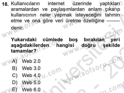 Kriz İletişimi Ve Yönetimi Dersi 2023 - 2024 Yılı Yaz Okulu Sınav Soruları 18. Soru