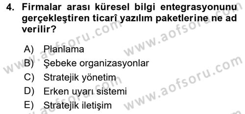 Kriz İletişimi Ve Yönetimi Dersi 2023 - 2024 Yılı Yaz Okulu Sınav Soruları 4. Soru