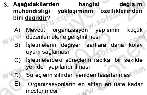 Kriz İletişimi Ve Yönetimi Dersi 2025 - 2026 Yılı (Final) Dönem Sonu Sınav Soruları 3. Soru