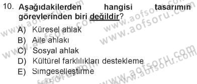 Kurumsal İletişim Dersi 2012 - 2013 Yılı Tek Ders Sınav Soruları 10. Soru