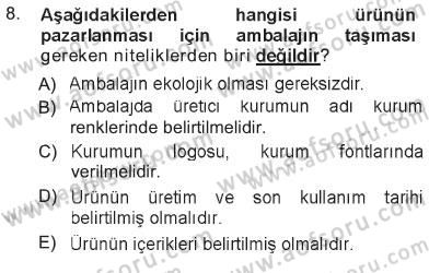 Kurumsal İletişim Dersi 2012 - 2013 Yılı Tek Ders Sınav Soruları 8. Soru