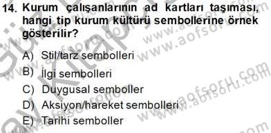 Kurumsal İletişim Dersi Ara Sınavı Deneme Sınav Soruları 14. Soru