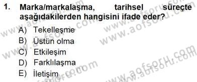 Kurumsal İletişim Dersi 2014 - 2015 Yılı (Final) Dönem Sonu Sınav Soruları 1. Soru