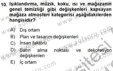 Kurumsal İletişim Dersi 2015 - 2016 Yılı (Final) Dönem Sonu Sınav Soruları 10. Soru
