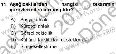 Kurumsal İletişim Dersi 2015 - 2016 Yılı (Final) Dönem Sonu Sınav Soruları 11. Soru