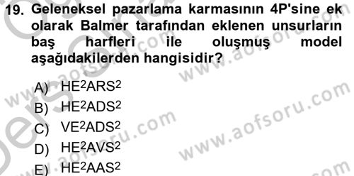 Kurumsal İletişim Dersi 2016 - 2017 Yılı 3 Ders Sınav Soruları 19. Soru