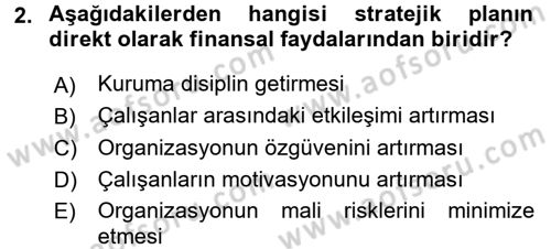 Kurumsal İletişim Dersi 2016 - 2017 Yılı 3 Ders Sınav Soruları 2. Soru