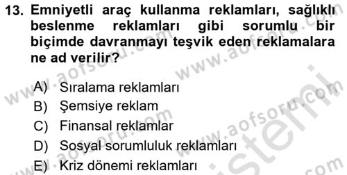 Kurumsal İletişim Dersi 2020 - 2021 Yılı Yaz Okulu Sınav Soruları 13. Soru