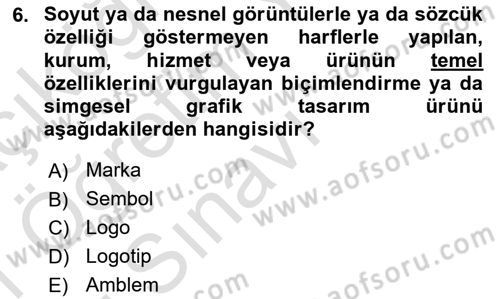 Kurumsal İletişim Dersi 2020 - 2021 Yılı Yaz Okulu Sınav Soruları 6. Soru