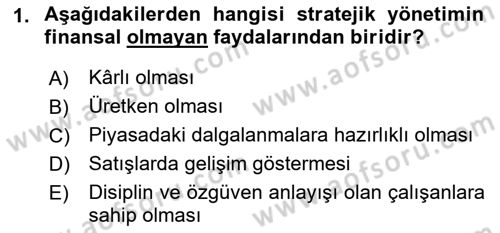 Kurumsal İletişim Dersi Ara Sınavı Deneme Sınav Soruları 1. Soru