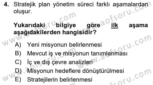 Kurumsal İletişim Dersi 2021 - 2022 Yılı (Vize) Ara Sınav Soruları 4. Soru