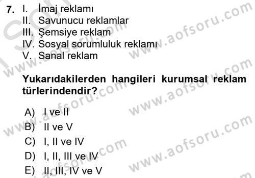 Kurumsal İletişim Dersi 2021 - 2022 Yılı (Final) Dönem Sonu Sınav Soruları 7. Soru