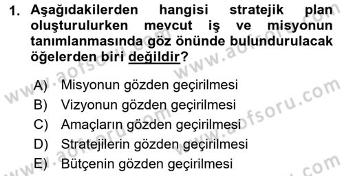 Kurumsal İletişim Dersi 2022 - 2023 Yılı Yaz Okulu Sınav Soruları 1. Soru