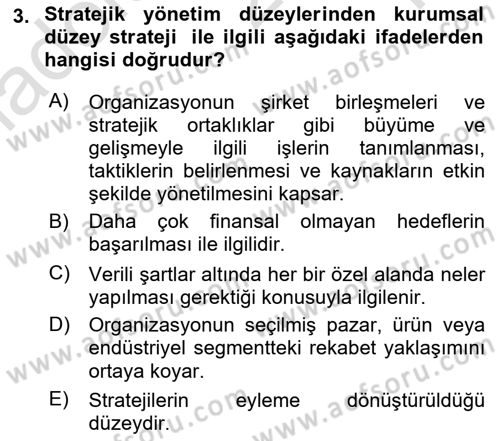 Kurumsal İletişim Dersi 2022 - 2023 Yılı Yaz Okulu Sınav Soruları 3. Soru