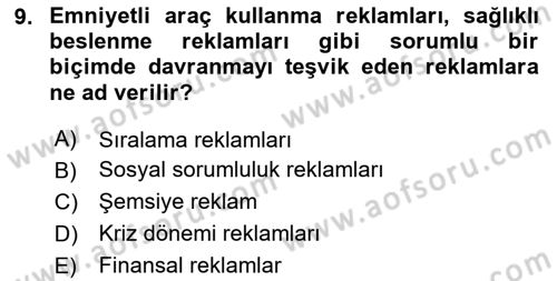 Kurumsal İletişim Dersi 2023 - 2024 Yılı Yaz Okulu Sınav Soruları 9. Soru