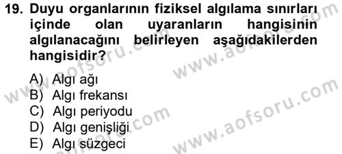 Kültürlerarası İletişim Dersi 2012 - 2013 Yılı (Vize) Ara Sınav Soruları 19. Soru
