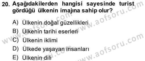 Kültürlerarası İletişim Dersi 2013 - 2014 Yılı (Final) Dönem Sonu Sınav Soruları 20. Soru