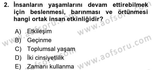 Kültürlerarası İletişim Dersi 2016 - 2017 Yılı 3 Ders Sınav Soruları 2. Soru