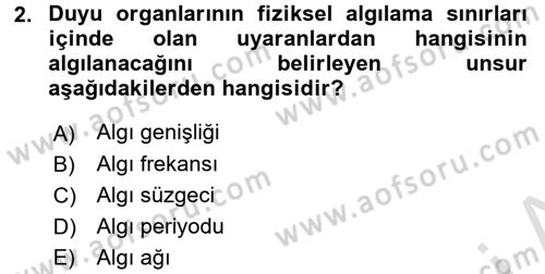 Kültürlerarası İletişim Dersi 2018 - 2019 Yılı 3 Ders Sınav Soruları 2. Soru