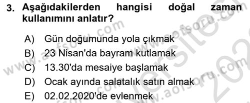 Kültürlerarası İletişim Dersi 2021 - 2022 Yılı (Vize) Ara Sınav Soruları 3. Soru