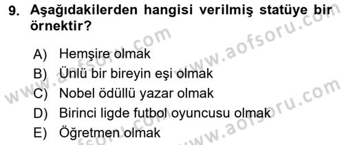 Kültürlerarası İletişim Dersi 2021 - 2022 Yılı (Vize) Ara Sınav Soruları 9. Soru